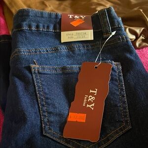 T&Y Fashion Dark Blue Jeans